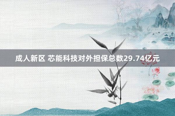 成人新区 芯能科技对外担保总数29.74亿元